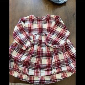 Zara toddler flannel dress, 18-24 months, new without tags, so soft!